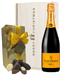Veuve Clicquot Christmas Champagne and Chocolates Gift Box