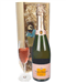 Veuve Clicquot Rose Champagne and Chocolates Gift Set