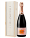 Veuve Clicquot Rose Champagne Congratulations Gift In Wooden Box