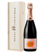Veuve Clicquot Rose Champagne Single Bottle Christmas Gift In Wooden Box
