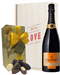 Veuve Clicquot Vintage Valentines Champagne and Chocolates Gift Box