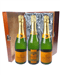 Veuve NV Champagne and Vintage Champagne Triple Luxury Gift