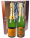Veuve NV Champagne and Vintage Champagne Twin Luxury Gift