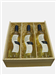 Vinedos Sutil Chardonnay Three Bottle Wine Gift in Wooden Box