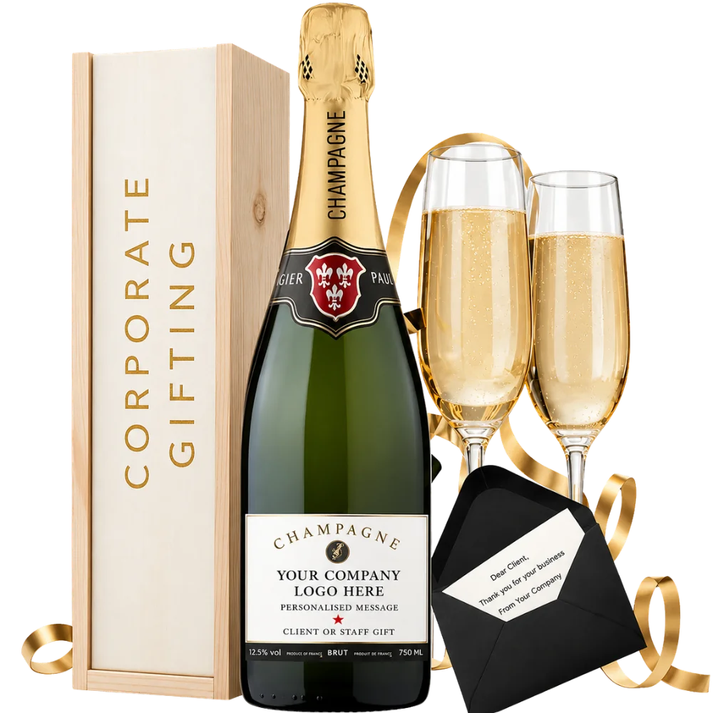 Sparkling Direct Champagne gift presentation