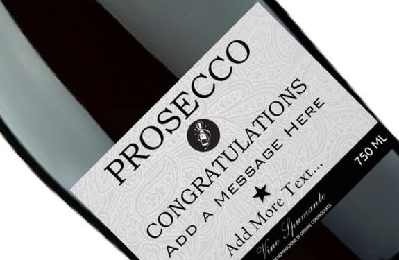 Personalised Prosecco