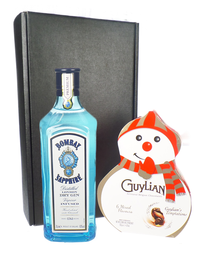 Gin And Christmas Chocolates Gift Set Next Day Delivery