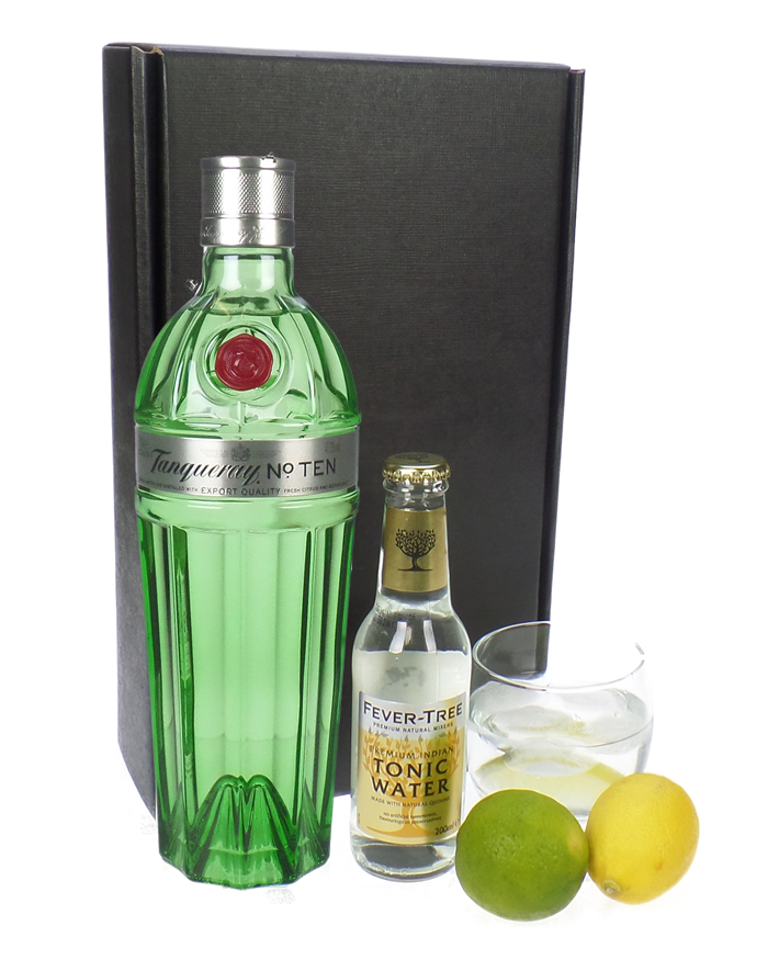 Tanqueray 10 Gin And Tonic Gift Set Next Day Gin Gift Delivery