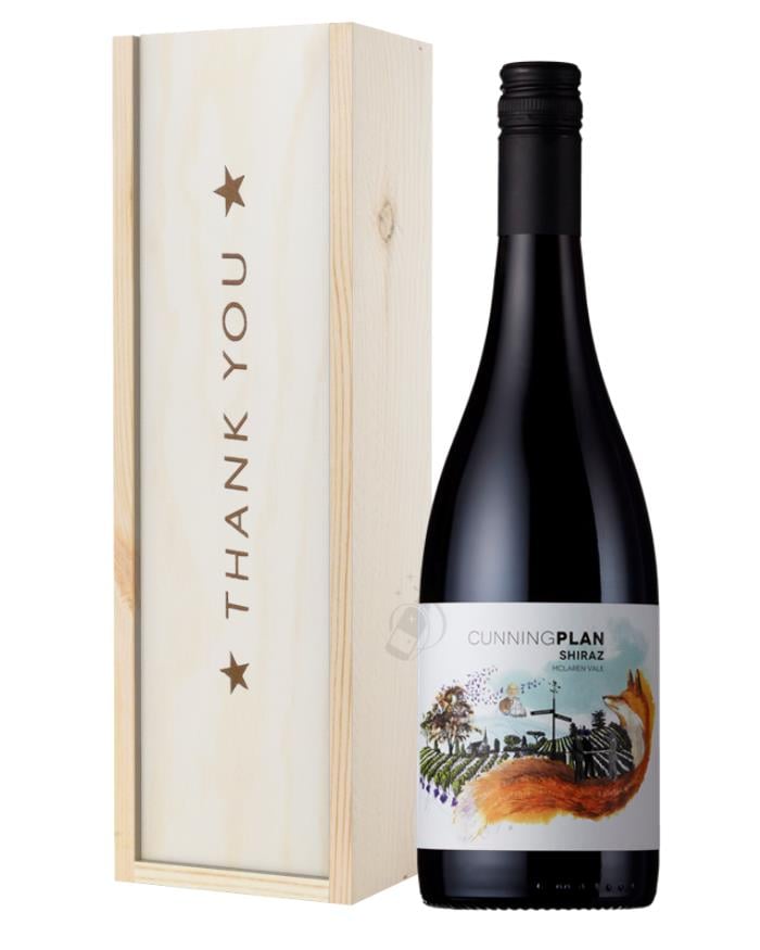 Australian Shiraz Red Wine Thank You Gift Next Day Delivery UK
