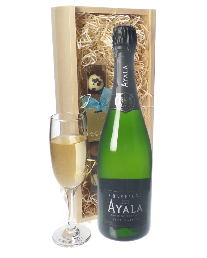 Ayala Champagne and Chocolates Gift Set Next Day Delivery UK