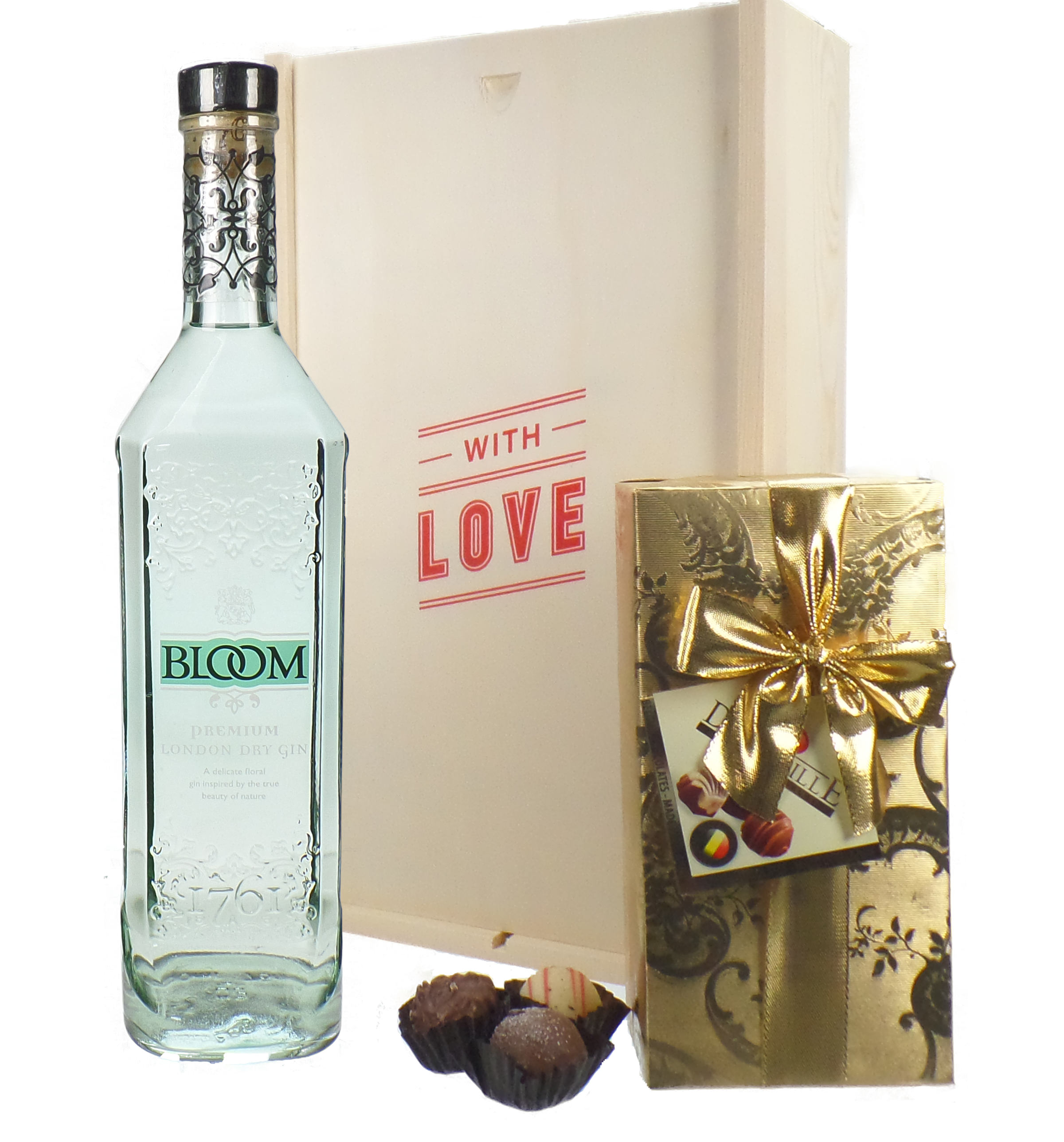 om Gin And Chocolates Valentines Gift