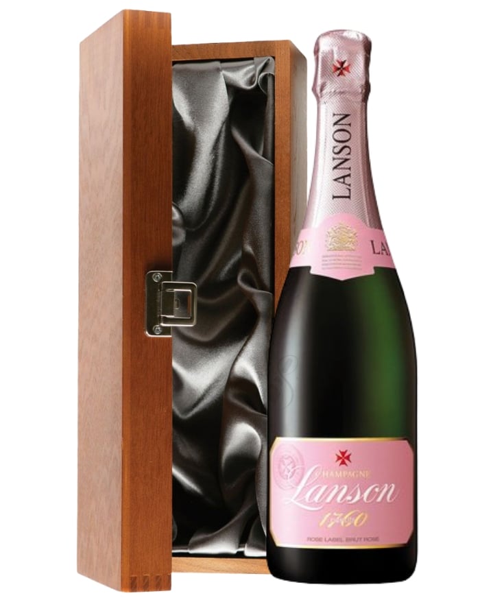 Lanson Rose Luxury Champagne Gift Next Day Delivery UK