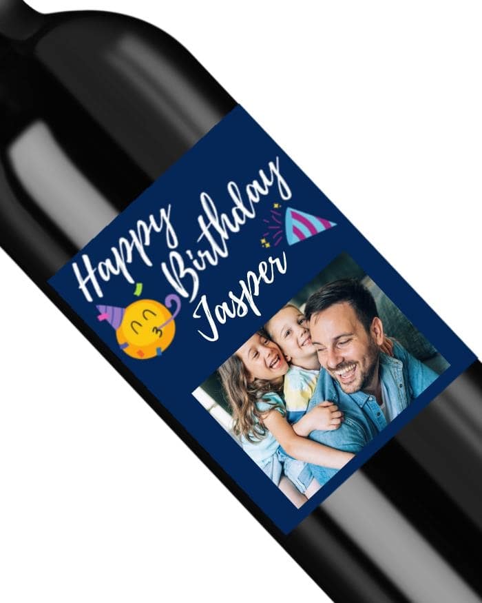 Custom Wine Bottle Label For Birthdays & Any Occasion - Personalised Gift Idea