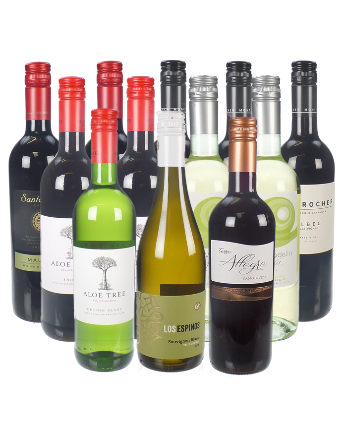 Red And White Mixed Wine Case 84