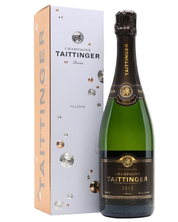 Taittinger Vintage Champagne Gift Box Next Day Delivery UK