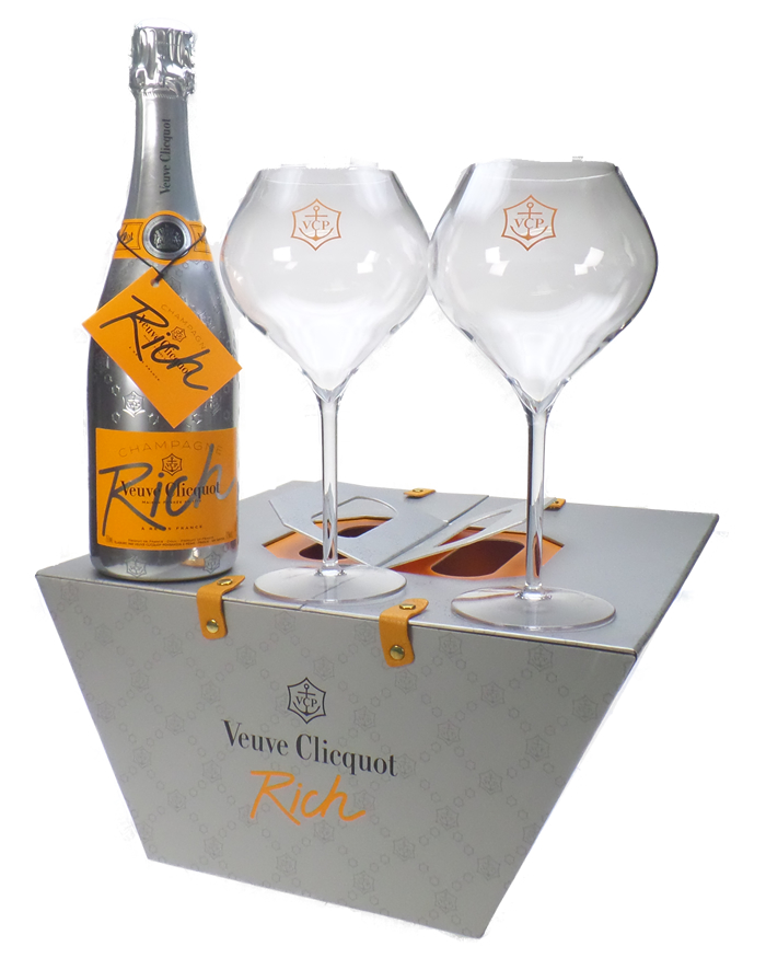 Veuve Rich Champagne Picnic Flute Gift Set