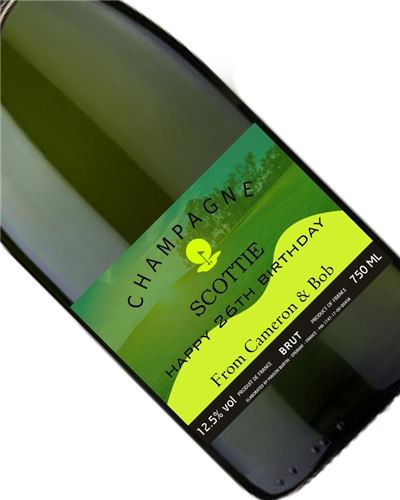 Personalised bottle preview