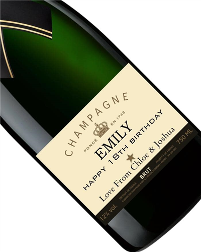 Personalised bottle preview