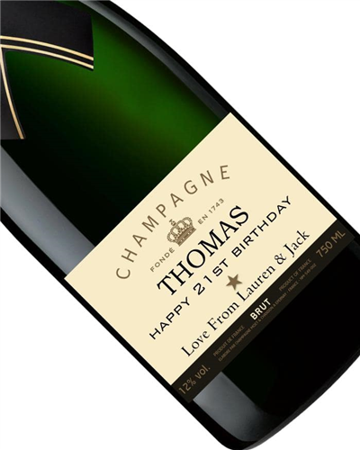 Personalised bottle preview