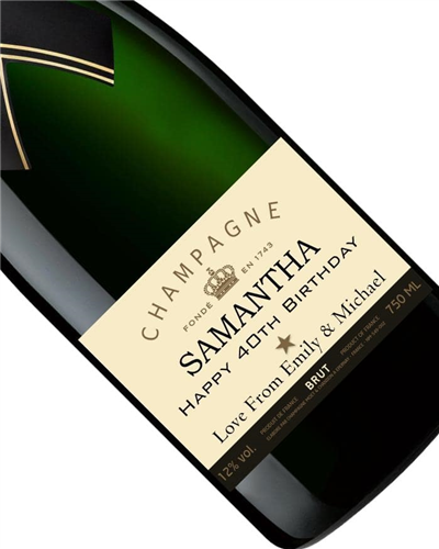 Personalised bottle preview