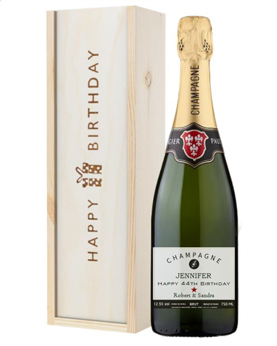 Personalised Champagne Birthday Gift
