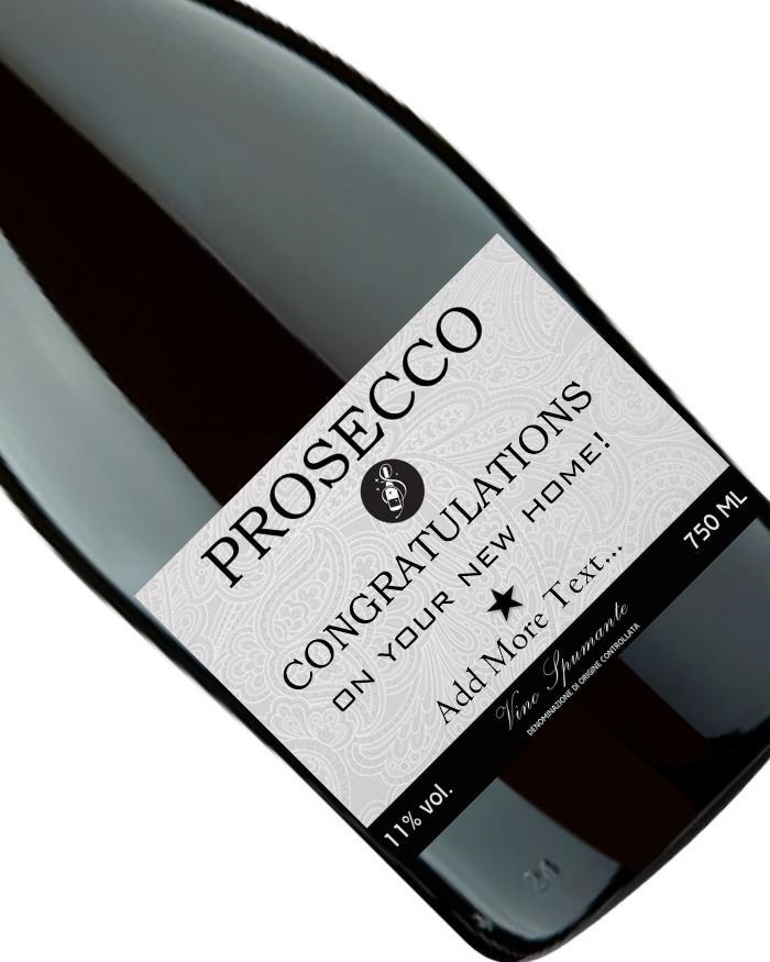 Personalised New Home Prosecco Gift