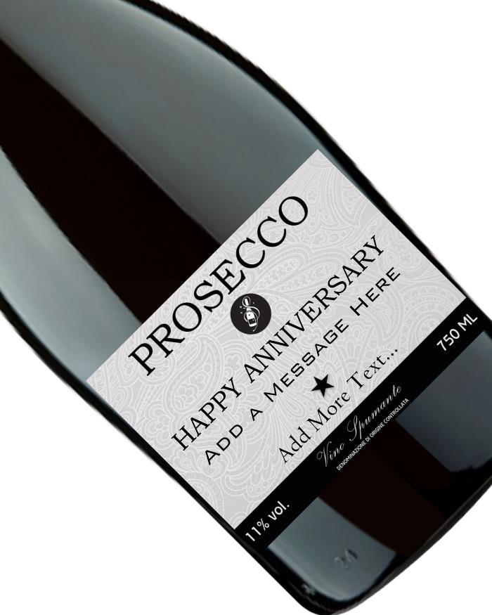 Personalised Prosecco Anniversary Gift