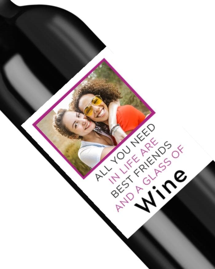 Red Wine Birthday Gift - Best Friends