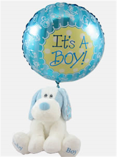 Baby Boy Gift With Balloon