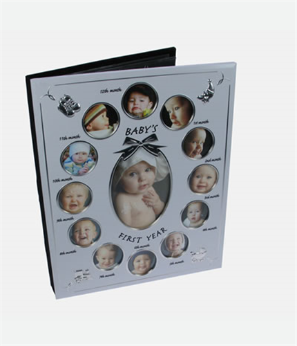 Babys Silver Photo Album