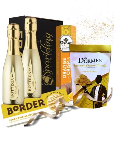 Bottega Gold Prosecco Gift Set - Mini Prosecco Chocolate Hamper Gift Set