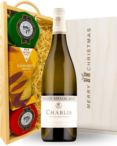 Chablis Wine and Cheese Christmas Hamper