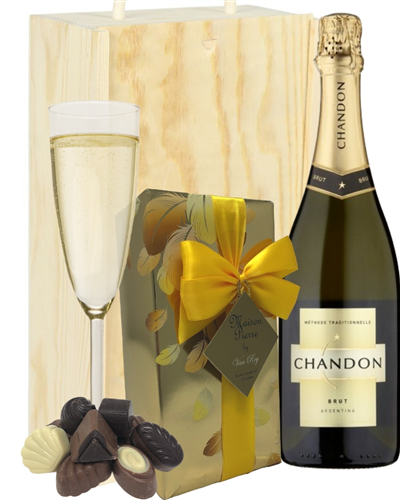 Chandon Sparkling Wine And Belgian Chocolates