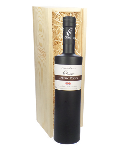 Chase Espresso Vodka In Wooden Gift Box