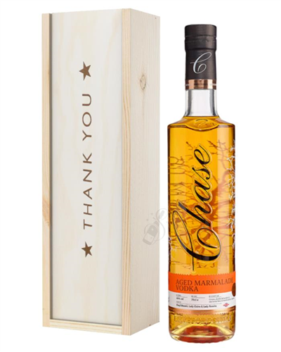 Chase Marmalade Vodka Thank You Gift In Wooden Box