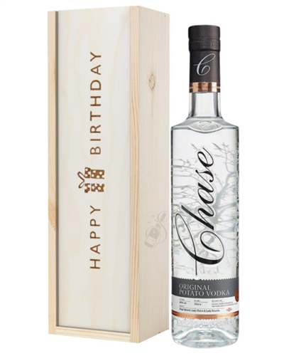 Chase Vodka Birthday Gift In Wooden Box