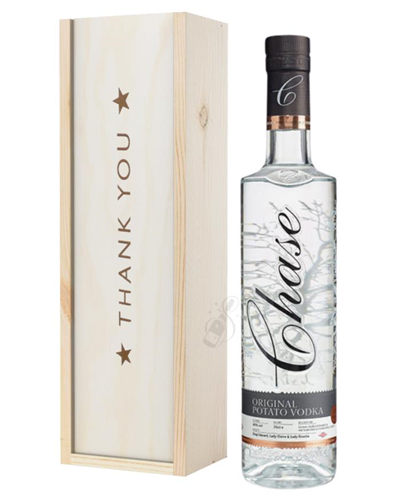 Chase Vodka Thank You Gift In Wooden Box