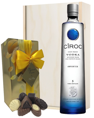 Ciroc Vodka And Chocolates Gift Set - Next Day Delivery UK