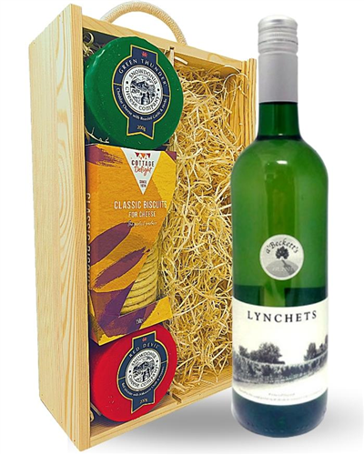 English Wine and Cheese Hamper