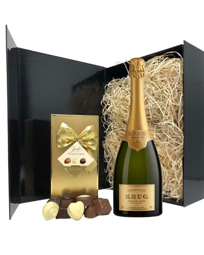Krug Champagne & Belgian Chocolates Gift Box