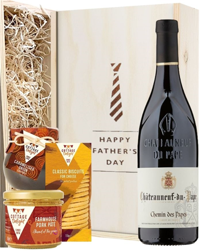 Fathers Day Chateauneuf Du Pape Wine Hamper