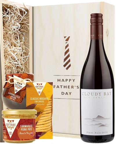Fathers Day Cloudy Bay Pinot Noir Wine Hamper