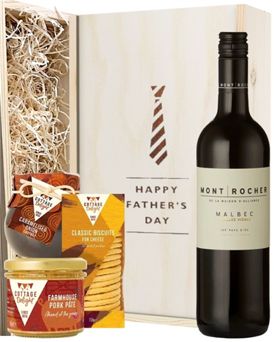 Fathers Day French Malbec Red Wine Hamper