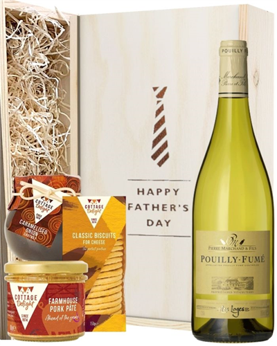 Fathers Day Pouilly Fume White Wine Hamper