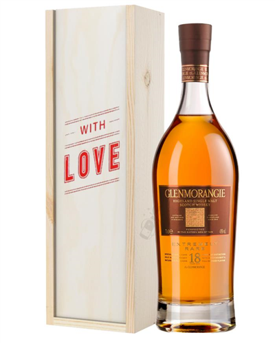Glenmorangie 18 Year Old Single Malt Whisky Valentines Day Gift
