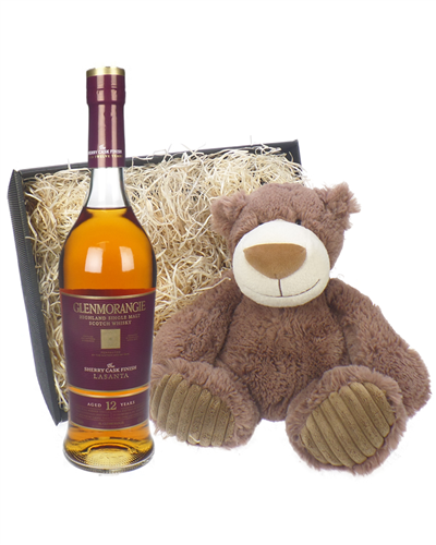 Glenmorangie LaSanta and Teddy Bear Gift Basket