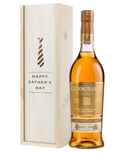 Glenmorangie Nectar Dor Malt Whisky Fathers Day Gift In Wooden Box