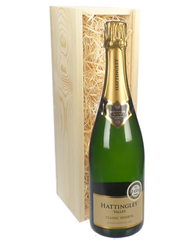 Hattingley Valley Classic Cuvee Sparkling Wine In Wooden Box Gift