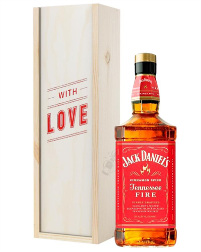 Jack Daniels Fire Whiskey Valentines Day Gift