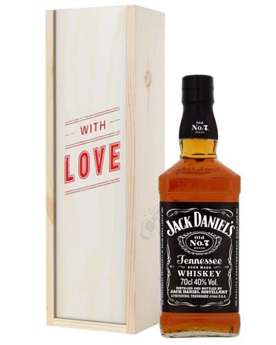 Jack Daniels Whiskey Valentines Day Gift